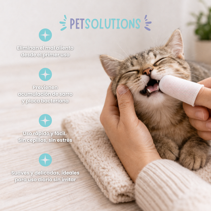 Dental Finger Wipes | Salud bucal para tu mascota sin estrés