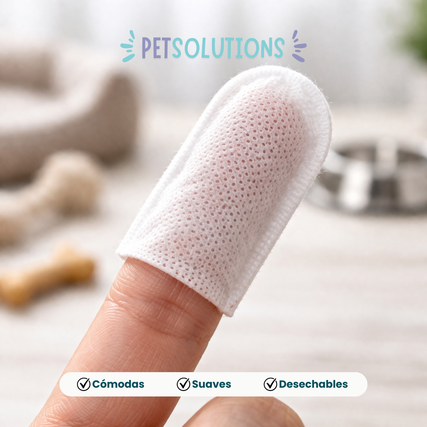 Dental Finger Wipes | Salud bucal para tu mascota sin estrés